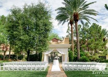 Upscale Garden Wedding in Vegas